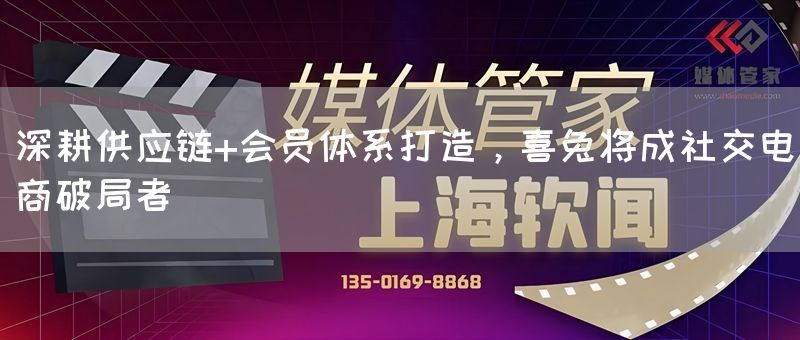 深耕供应链+会员体系打造，喜兔将成社交电商破局者(图1)