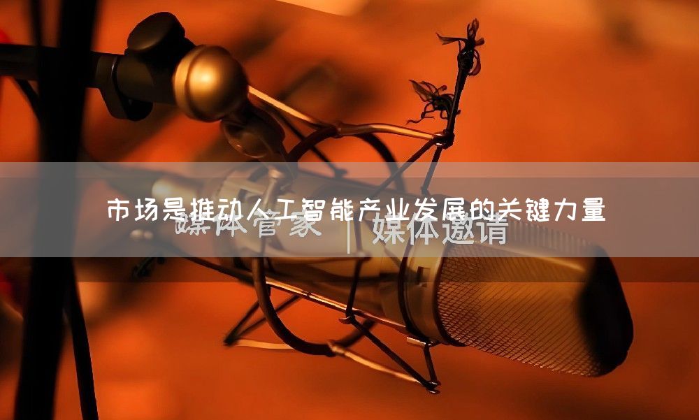 市场是推动人工智能产业发展的关键力量(图1)
